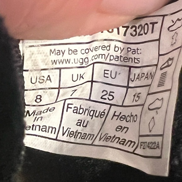 UGG Black Suede Kids Boots - Picture 7 of 7